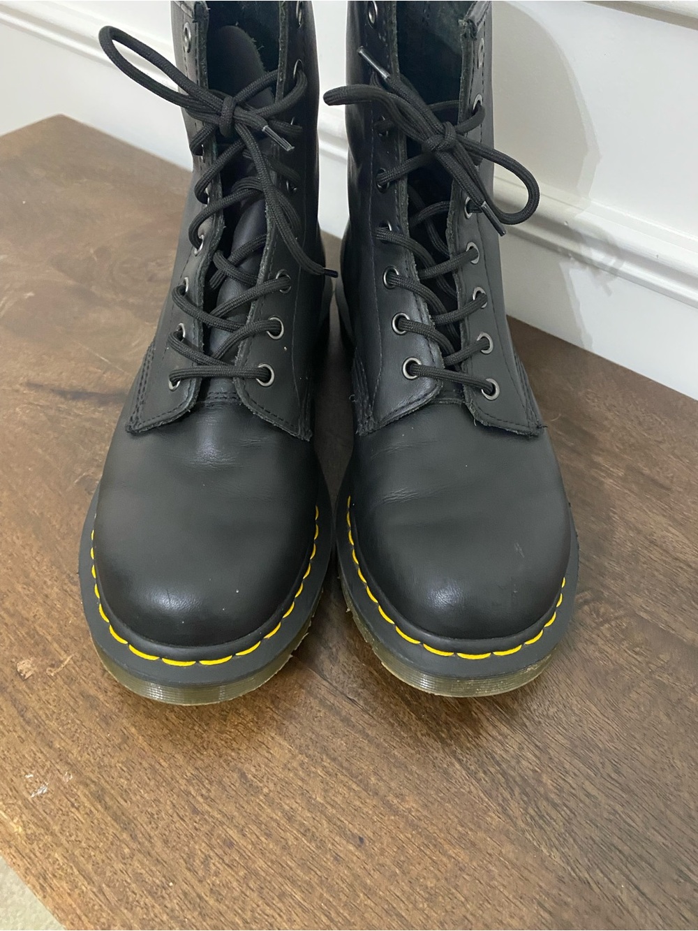 Dr. Martens Women’s 1460 Black Combat Boots - Picture 5 of 8